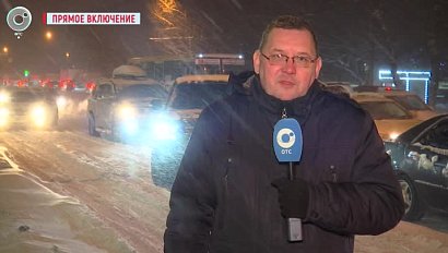 Обильные снегопады накрыли Новосибирскую область