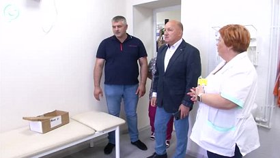 Строительство врачебной амбулатории завершается в посёлке Кудряшовский