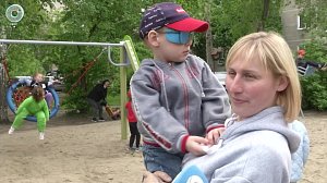 Новые детские площадки открывают в Новосибирске