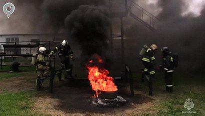 Пожарно-тактические учения провели в Новосибирской области
