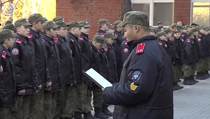 Новосибирские кадеты принесли первую в своей жизни присягу