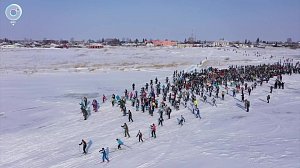 Лыжный переход от села Сенчанка до Шиловского полигона состоялся в Новосибирской области