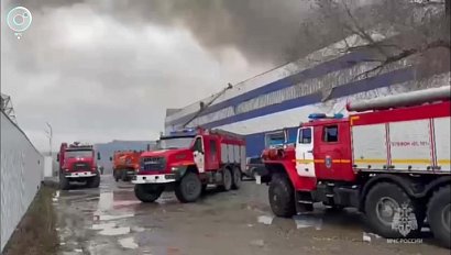 Крупный пожар ликвидировали в Ленинском районе Новосибирска