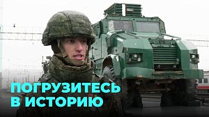 Уникальный поезд и военная техника: вокзал превратился в музей