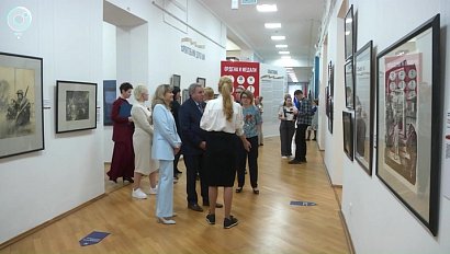 Выставка "Победителям посвящается" открылась в Новосибирске