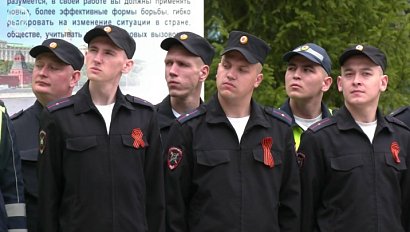 Новосибирская полиция приняла в свои ряды сотню молодых сотрудников