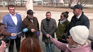 Благоустройство аллеи в Кировском районе Новосибирска подходит к завершению