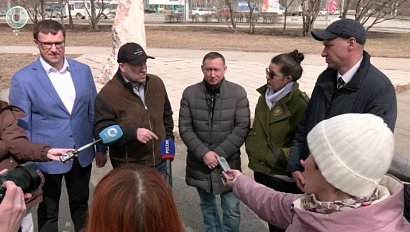 Благоустройство аллеи в Кировском районе Новосибирска подходит к завершению