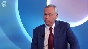 "Технопром-2023" | Интервью с губернатором Новосибирской области Андреем Травниковым