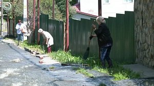 Канализационные стоки затопили частный сектор в Новосибирске