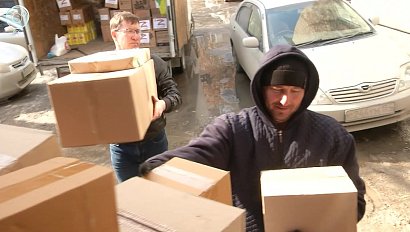 Гуманитарную помощь для жителей Донбасса собирают по всей Новосибирской области