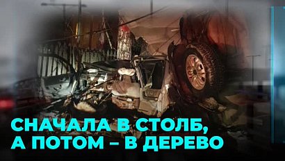 Попытка уйти от полицейской погони закончилась плачевно