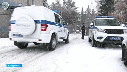 Полицейские Бердска получили новые служебные автомобили