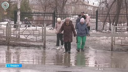 Бердск оказался под водой из-за талых и грунтовых вод