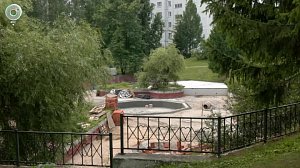 В Кольцово обновляют парк "Каскад"
