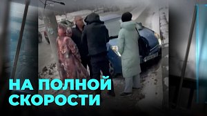 Авария на встречной полосе в Новосибирске