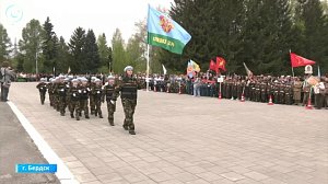 Парад Победы дошкольников впервые провели в Бердске