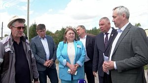 Губернатор оценил развитие Краснозёрского района и новые проекты