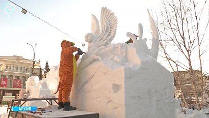 Зимняя сказка с печальным концом. Почему решено снести снежные скульптуры в центре Новосибирска?