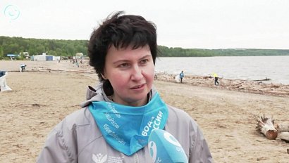 Волонтёры очистили берег Новосибирского водохранилища