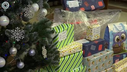 Новогодние подарки детям в Беловодский район ЛНР отправили из Новосибирска