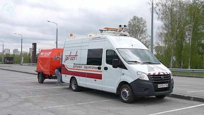 В Новосибирске начала работу дорожная лаборатория нового поколения