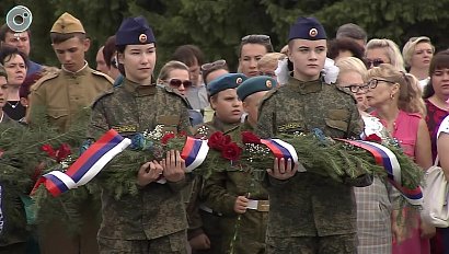 Память павших в Великой Отечественной войне почтили в Новосибирске
