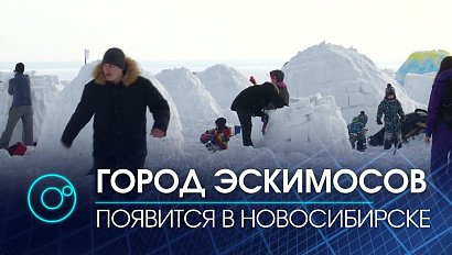 Город иглу построят на берегу Обского моря в Новосибирске! | Телеканал ОТС