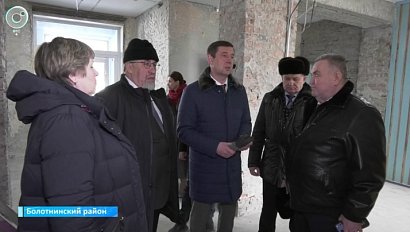 Масштабный ремонт в болотнинской школе №2 идёт полным ходом