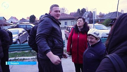 Новобранцы из Бердска отправились на областной сборный пункт