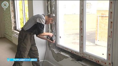 В двух детских садах Куйбышевского района меняют старые окна на современные стеклопакеты