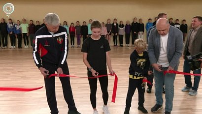 В школе олимпийского резерва "Фламинго" обновили спортзал