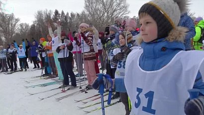 Традиционную лыжную гонку устроили медики облбольницы