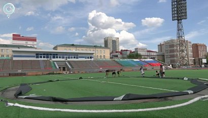 Стадион "Спартак" обновляют к новому сезону