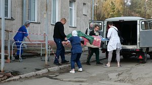 Потолок обрушился в детской больнице Новосибирска