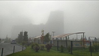 "Сонная лощина": густой туман окутал Новосибирск