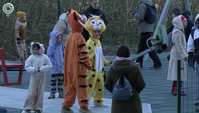 В Новосибирске открыли первую инклюзивную площадку для детей