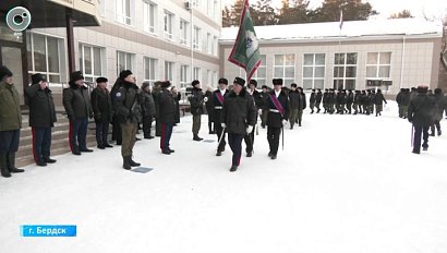 Бердский казачий кадетский корпус обрёл новое знамя