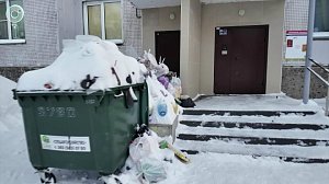 Жители Академгородка страдают от мусора и снега