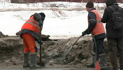 Новосибирские коммунальщики готовятся к паводку после снежной весны
