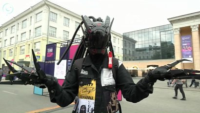 Фестиваль науки и искусства "ТехноАрт" стартовал в центре Новосибирска