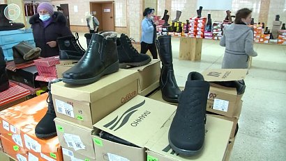 Ярмарка обуви открылась в Новосибирске