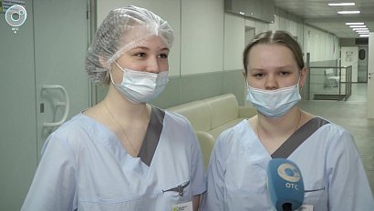 Ученики медицинских классов пришли на практику в областную больницу