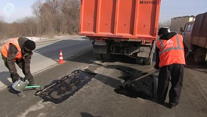 В Новосибирской области начали поддерживающий ремонт дорог