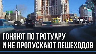 Подборка неадекватных водителей из  Новосибирска