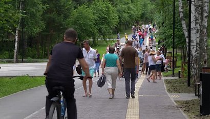 Заельцовский парк открыли ко Дню города в Новосибирске