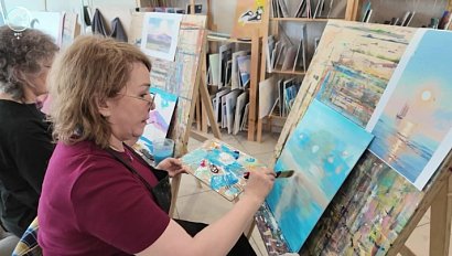 Секреты живописи раскрыли на мастер-классе в Новосибирске