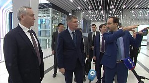 Глава Минэконома России Максим Решетников прибыл в Новосибирскую область