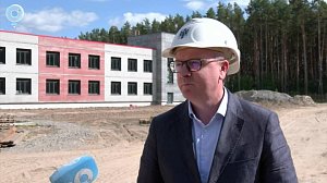 В Кудряшовском строят современную школу на 550 мест