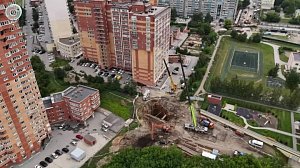 В Новосибирске устраняют последствия обрушения коллектора